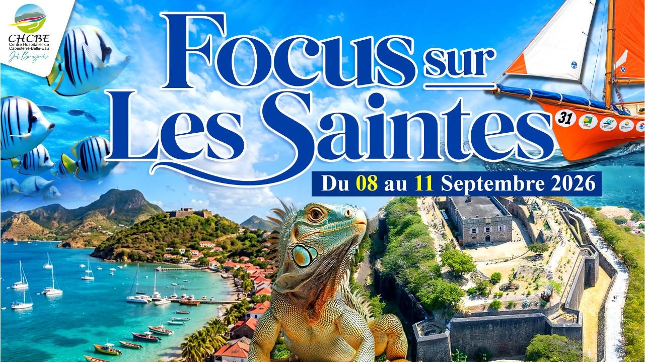 Affiche Focus sur Les Saintes 2026 – du 8 au 11 septembre 2026 au CHCBE